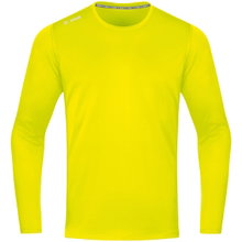 JAKO Sport Long Sleeve Shirt Run 2.0 (100% Polyester, breathable) yellow Men