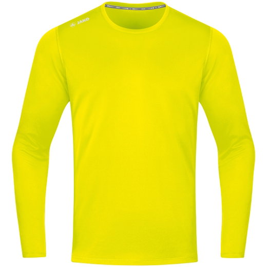 JAKO Sport-Langarmshirt Run 2.0 (100% Polyester, atmungsaktiv) gelb Herren