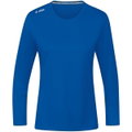 JAKO Sport-Langarmshirt Run 2.0 (100% Polyester, atmungsaktiv) royalblau Damen