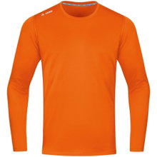 JAKO Sport Long Sleeve Shirt Run 2.0 (100% Polyester, breathable) orange Men