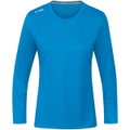 JAKO Sport-Langarmshirt Run 2.0 (100% Polyester, atmungsaktiv) blau Damen