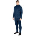 JAKO Freizeitanzug Challenge mit Kapuze (Jacke und Hose, sportiver Schnitt) dunkelblau/rot Herren