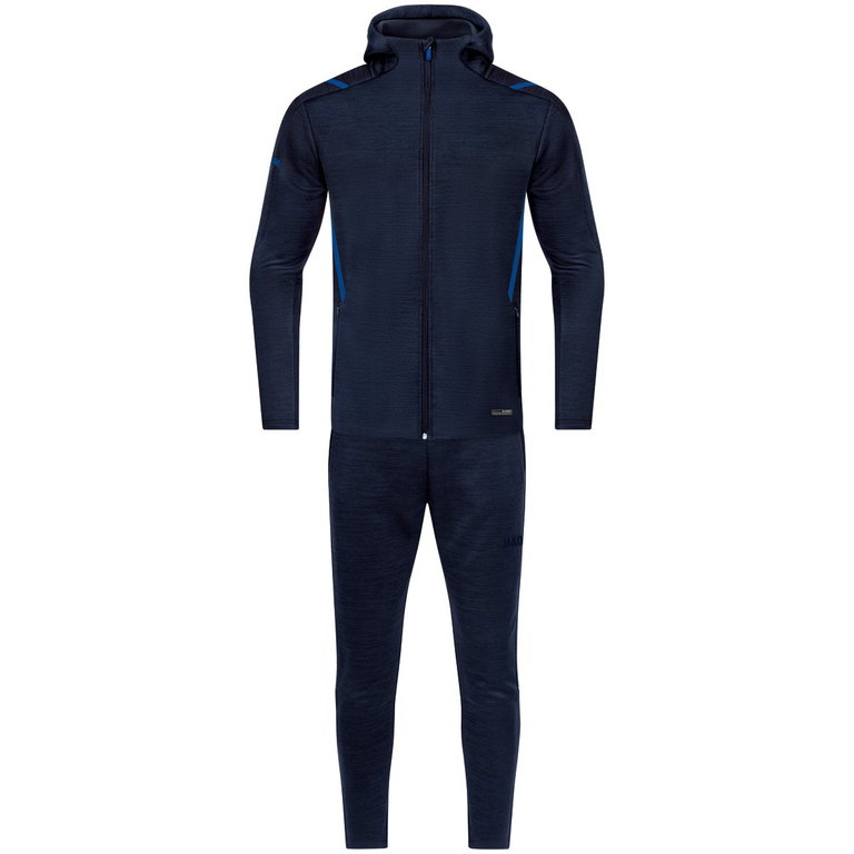 JAKO Freizeitanzug Challenge mit Kapuze (Jacke und Hose, sportiver Schnitt) dunkelblau/royal Jungen