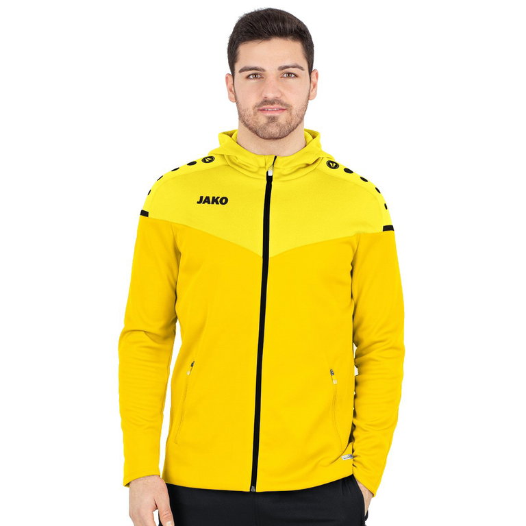 JAKO Kurtka z kapturem Champ 2.0 (100% poliester) żółta męska
