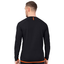 JAKO Langarmshirt (Sweat) Challenge - optimale Bewegungsfreiheit - schwarz/orange Herren