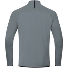 JAKO Long Sleeve Zip Top Challenge - Fleece Lining, Zipper - Dark Grey Boys