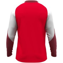 JAKO Sport Long Sleeve Shirt Dynamic (Polyester Eyelet) red/white/dark red Children