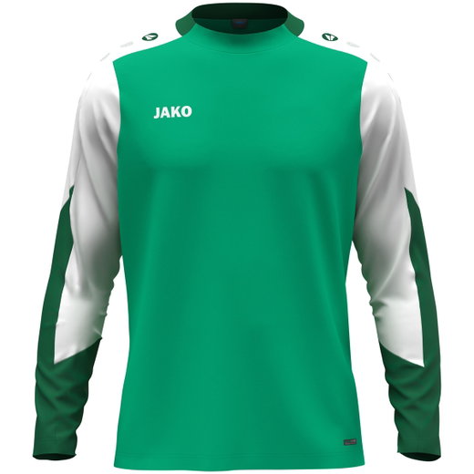 JAKO Sport Long Sleeve Shirt Dynamic (Polyester Eyelet) green/white/dark green men's