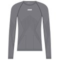 JAKO Langarmshirt Lightweight (maximale Bewegungsfreiheit, nahtlos) Unterwäsche grau Herren