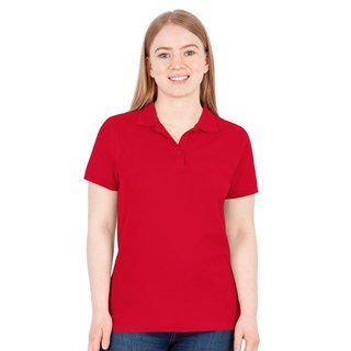 JAKO Freizeit-Polo Organic Pique (Bio-Baumwolle, 200g/m2) rot Damen