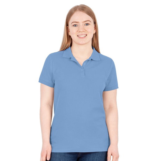 JAKO Freizeit-Polo Organic Pique (Bio-Baumwolle, 200g/m2) hellblau Damen