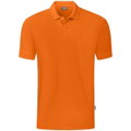JAKO Freizeit-Polo Organic Pique (Bio-Baumwolle, 200g/m2) orange Jungen