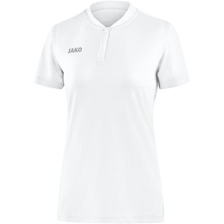 JAKO Sport Polo Prestige (100% Polyester Jacquard) white Women