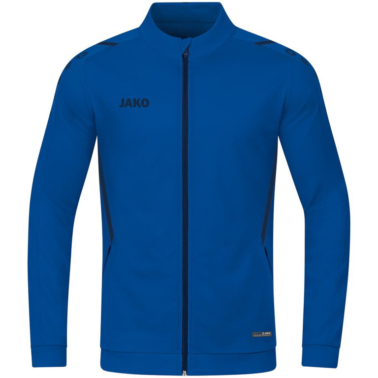 JAKO Trainingsjacke (Polyester) Challenge - Seitentaschen, moderner Look royalblau Jungen/Mädchen