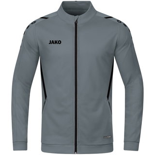 JAKO Trainingsjacke (Polyester) Challenge - Seitentaschen, moderner Look dunkelgrau Jungen/Mädchen