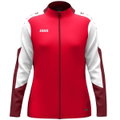 JAKO Trainingsjacke (Polyester) Dynamic (100% rec. Polyester) rot/weiss/dunkelrot Damen