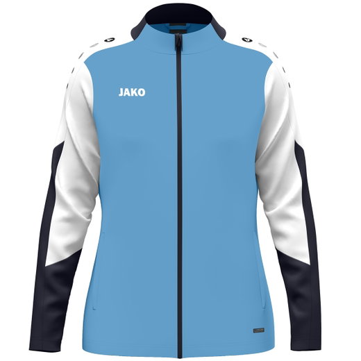 JAKO Trainingsjacke (Polyester) Dynamic (100% rec. Polyester) himmelblau/weiss/marineblau Damen