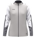 JAKO Trainingsjacke (Polyester) Dynamic (100% rec. Polyester) hellgrau/weiss/grau Damen