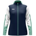 JAKO Trainingsjacke (Polyester) Dynamic (100% rec. Polyester) marineblau/weiss/mintgrün Damen