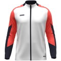 JAKO Trainingsjacke (Polyester) Dynamic (100% rec. Polyester) weiss/coralrot/marineblau Herren