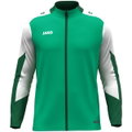 JAKO Trainingsjacke (Polyester) Dynamic (100% rec. Polyester) grün/weiss/dunkelgrün Kinder