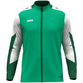 JAKO Trainingsjacke (Polyester) Dynamic (100% rec. Polyester) grün/weiss/dunkelgrün Herren