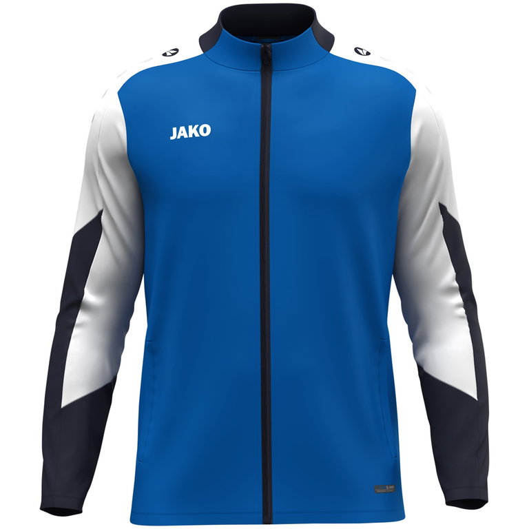 JAKO Trainingsjacke (Polyester) Dynamic (100% rec. Polyester) royalblau/weiss/marineblau Kinder