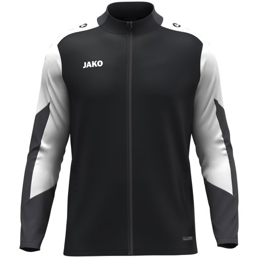 JAKO Trainingsjacke (Polyester) Dynamic (100% rec. Polyester) schwarz/weiss/anthrazitgrau Kinder