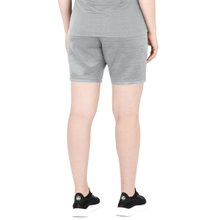 JAKO Trainingshose Short Challenge - sportiver Schnitt, melange Optik - grau meliert Damen