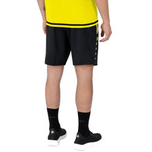 JAKO Sports Shorts Competition 2.0 with Zipper Short Black/Neon Yellow Men