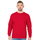 JAKO Langarmshirt Sweat Organic (Freizeit, Bio-Baumwolle) rot Herren