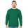 JAKO Langarmshirt Sweat Organic (Freizeit, Bio-Baumwolle) grün Herren