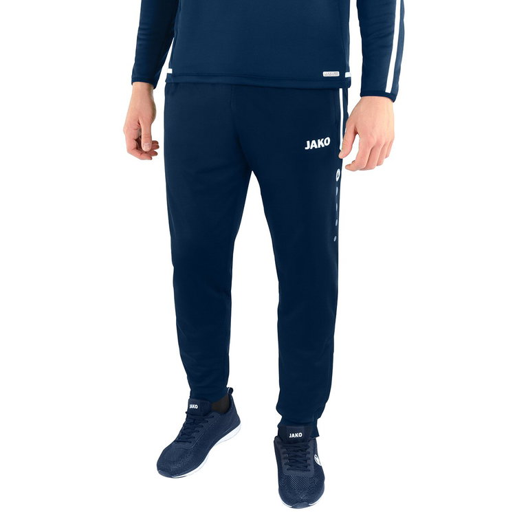 JAKO Trainingshose Polyesterhose Competition 2.0 lang marineblau/weiss Herren