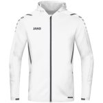 JAKO Trainingsjacke Challenge mit Kapuze weiss Jungen