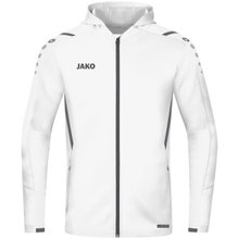 JAKO Trainingsjacke Challenge mit Kapuze weiss Jungen