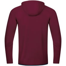 JAKO Training Jacket Challenge with Hood Bordeaux Red Boys