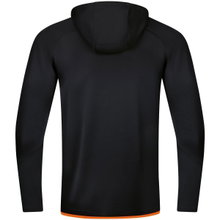JAKO Training Jacket Challenge with Hood black/orange Boys