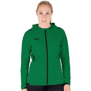 JAKO Trainingsjacke Challenge mit Kapuze grün Damen