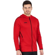 JAKO Training Jacket Challenge with Hood red/black