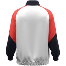 JAKO Training Jacket (Web Jacket) Dynamic - Stretch Micro Twill - white/coral red/navy blue Men's
