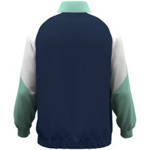 JAKO Training Jacket (Web Jacket) Dynamic - Stretch Micro Twill - navy blue/white/mint green Men's