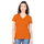 JAKO Freizeit-Shirt Organic (Bio-Baumwolle) orange Damen