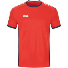 JAKO Sport T-shirt Jersey Primera Short Sleeve (simple design, Polyester Interlock) orange/navy Kids