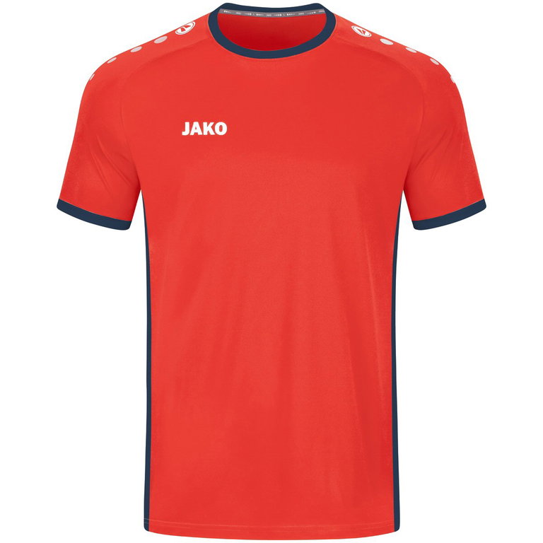 JAKO Sport-Tshirt Trikot Primera Kurzarm (schlichtes Design, Polyester-Interlock) orange/navy Kinder