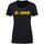 JAKO Freizeit-Shirt Promo (Bio-Baumwolle) schwarzmeliert/gelb Damen