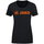 JAKO Freizeit-Shirt Promo (Bio-Baumwolle) schwarzmeliert/orange Damen