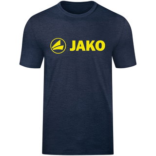 JAKO Freizeit-Tshirt Promo (Bio-Baumwolle) blaumeliert Herren