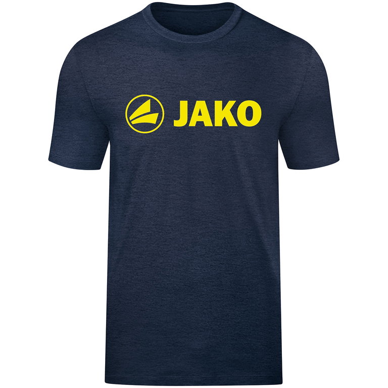 JAKO Freizeit-Tshirt Promo (Bio-Baumwolle) blaumeliert Herren