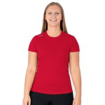 JAKO Lauf-Tshirt Run 2.0 (Polyester-Micro-Mesh, atmungsaktiv) rot Damen