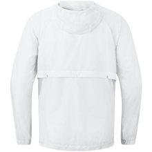 JAKO Lightweight Flow Functional Jacket with Hood (wind and water-resistant) white men's